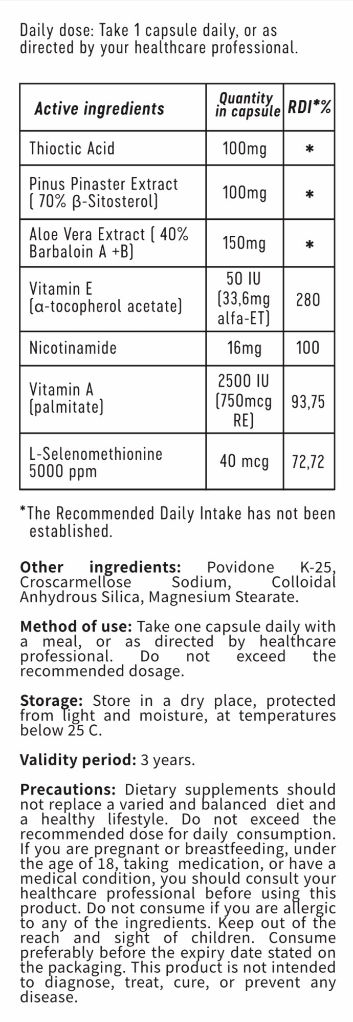 SKIN DETOX FORMULA